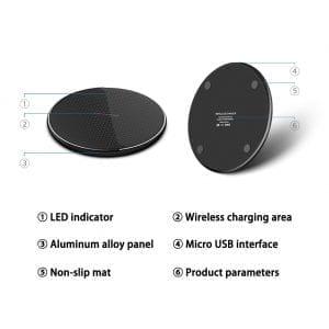 DRW'SDC-234967815W Fast Wireless Charger Pad