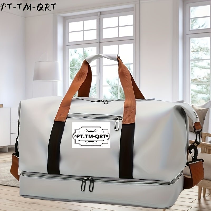 travel bagsDRW'S16080Dry And Wet Separation Large Capacity Travel Bag, Casual Outdoor Travel Tote, Women's Fitness Yoga Bag, Weekend Tote Overnight Bag