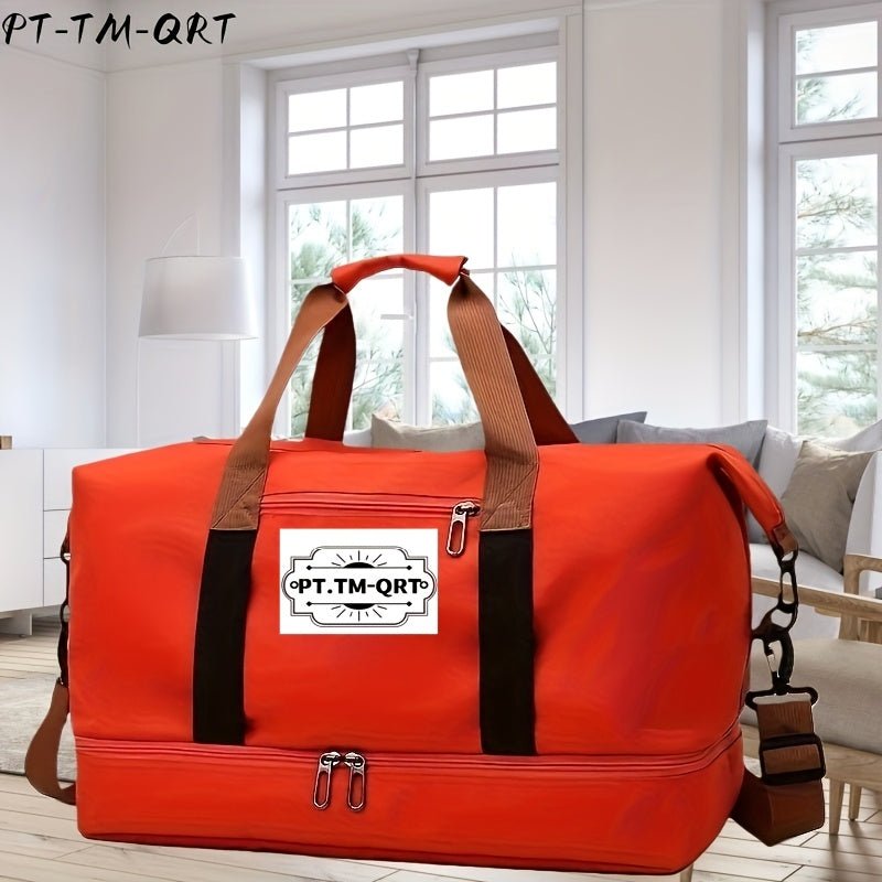 travel bagsDRW'S2Dry And Wet Separation Large Capacity Travel Bag, Casual Outdoor Travel Tote, Women's Fitness Yoga Bag, Weekend Tote Overnight Bag