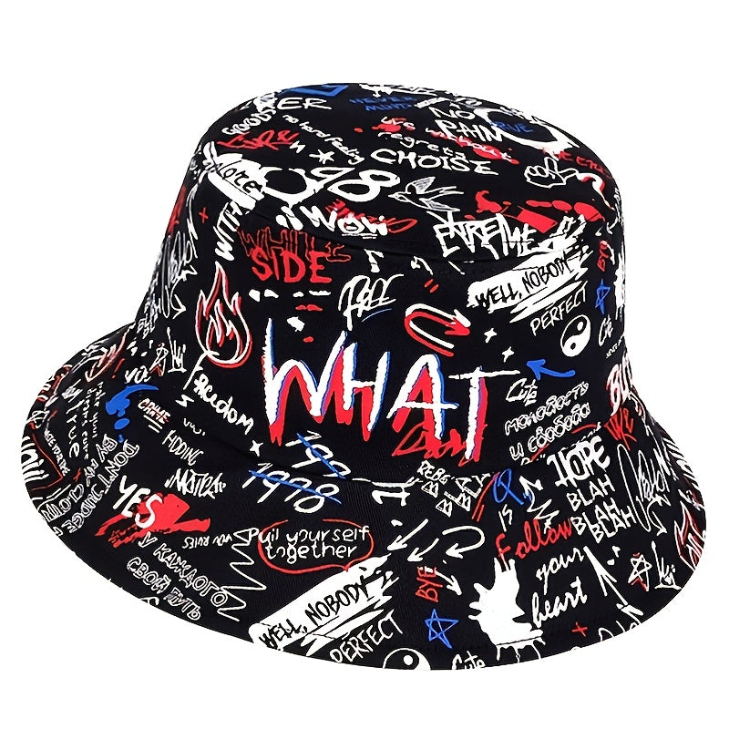 1 Men's Graffiti Fisherman Hat