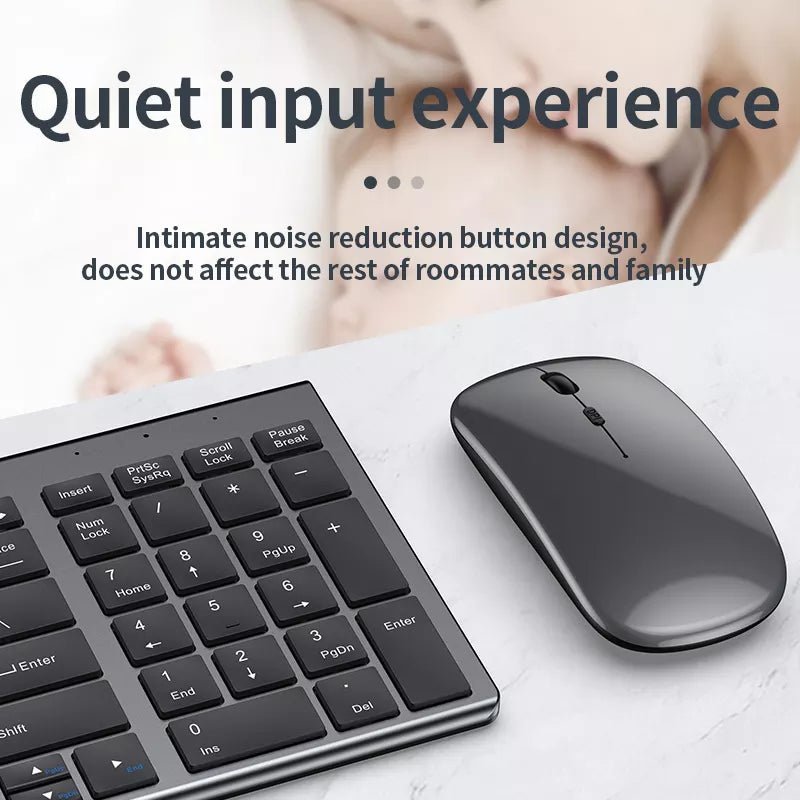 DRW'SDC-2351677High quality 2.4G Bluetooth wireless rechargeable mouse keyboard combos